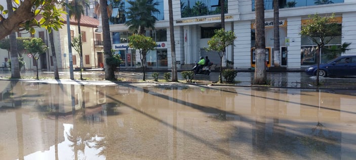 İskenderun sahilini basan deniz suyu çekildi #4