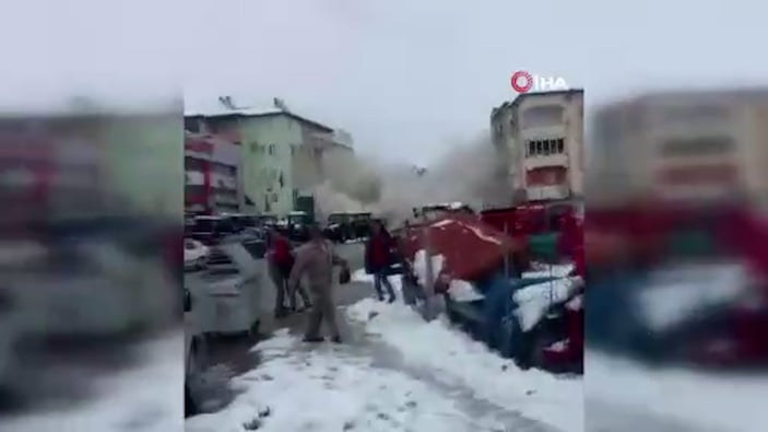 Kahramanmaraş'ta deprem anından yeni görüntüler