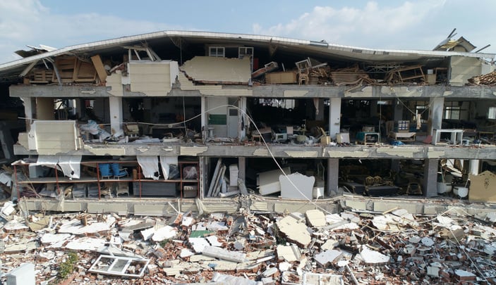 Antakya Sanayi Sitesi, depremde harabeye döndü #5