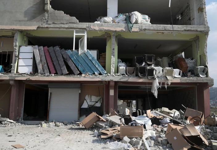 Antakya Sanayi Sitesi, depremde harabeye döndü #7