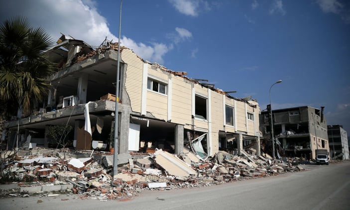 Antakya Sanayi Sitesi, depremde harabeye döndü #10