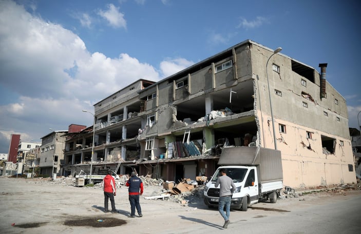 Antakya Sanayi Sitesi, depremde harabeye döndü #8