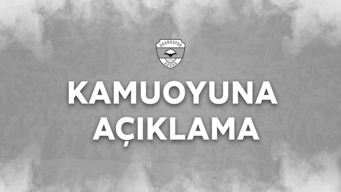 Adanaspor: Bu sezona devam edemiyoruz