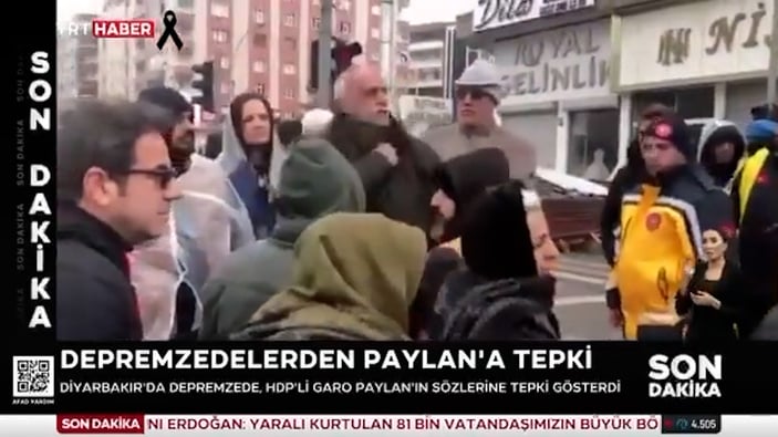 Depremzede vatandaştan HDP'li Garo Paylan'a tepki