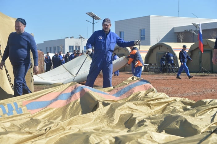 Rusya'ya ait arama kurtarma ekibi Kahramanmaraş'tan ayrıldı