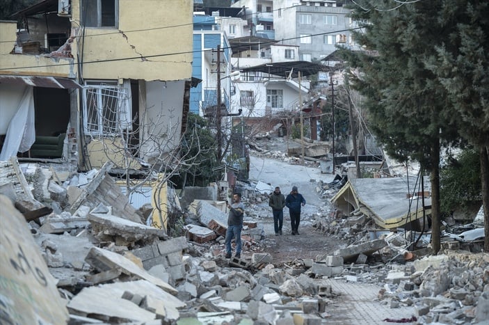 Kahramanmaraş depreminin zarar verdiği ilçelerdeki hasar tespitleri yapıldı