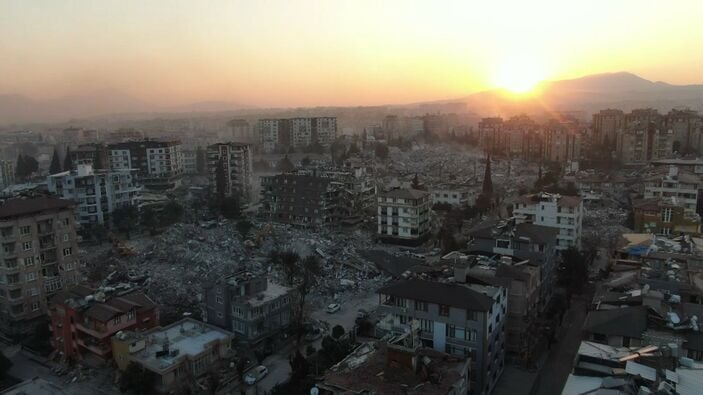 Hatay, depremin onuncu gününde böyle görüntülendi