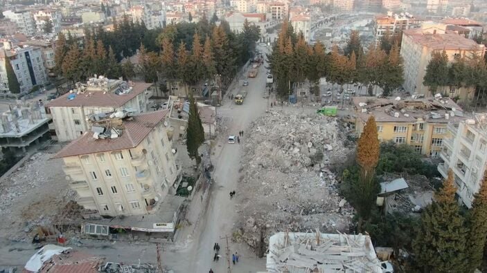 Hatay, depremin onuncu gününde böyle görüntülendi