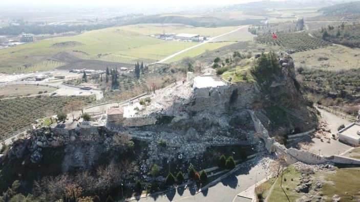 Hatay'da Darb-ı Sak Kalesi ve Bayezid-i Bistami Türbesi yıkıldı