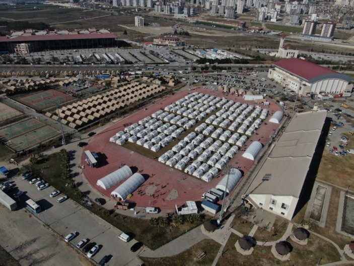 Kahramanmaraş’taki çadır kentlerdeki depremzedelerin tüm ihtiyaçları gideriliyor