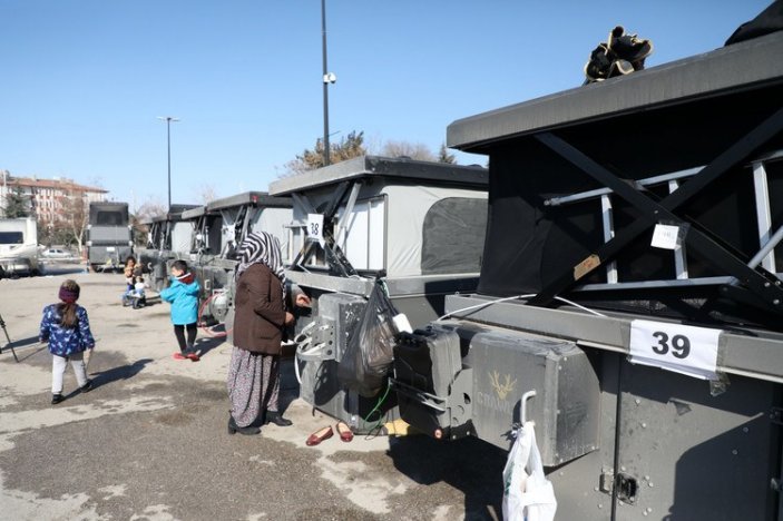 Malatya'da 450 depremzede, gönüllü karavancılar tarafından ağırlanıyor