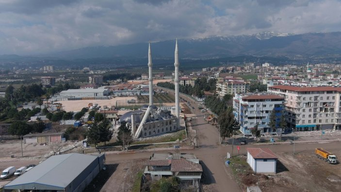 Antakya 2. depremden sonra havadan görüntülendi #5