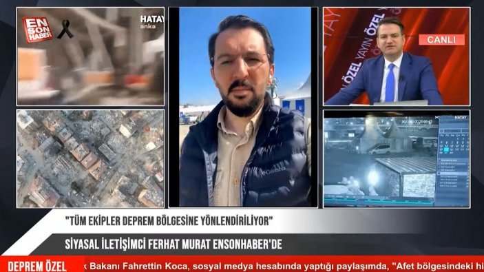 Depreme Hatay'da yakalanan Ferhat Murat o anları anlattı