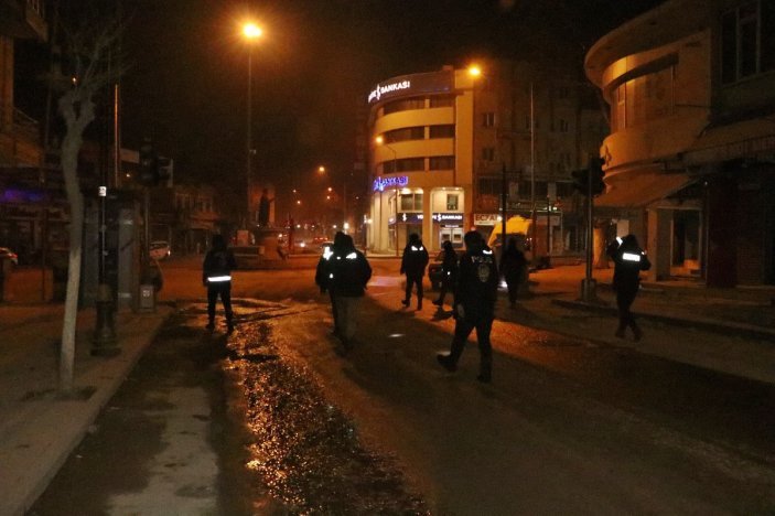 Polis, Adıyaman'da hırsızlığa karşı 'gece' devriyesinde #7