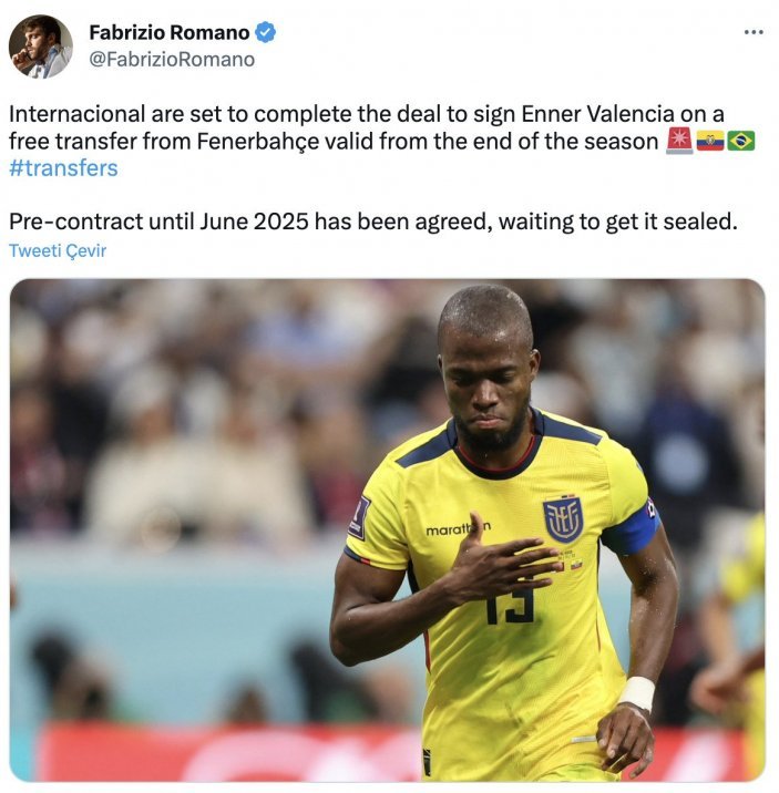 Enner Valencia'nın menajeri transfer iddialarını yalanladı