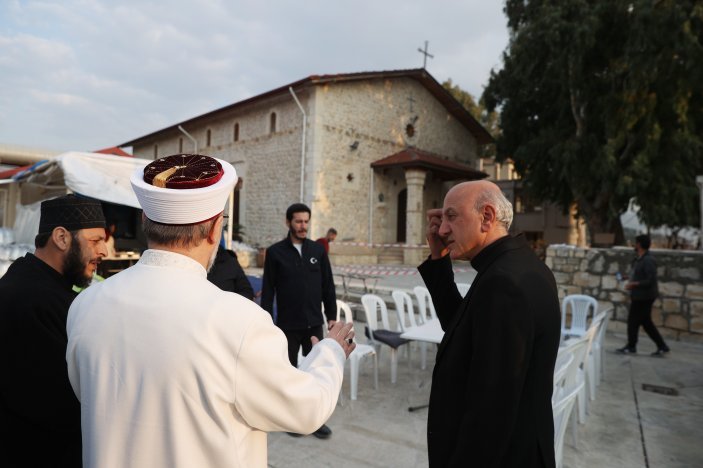 Diyanet İşleri Başkanı Ali Erbaş’tan Hatay’da Saint İlyas Rum-Ortodoks Kilisesi2ne ziyaret