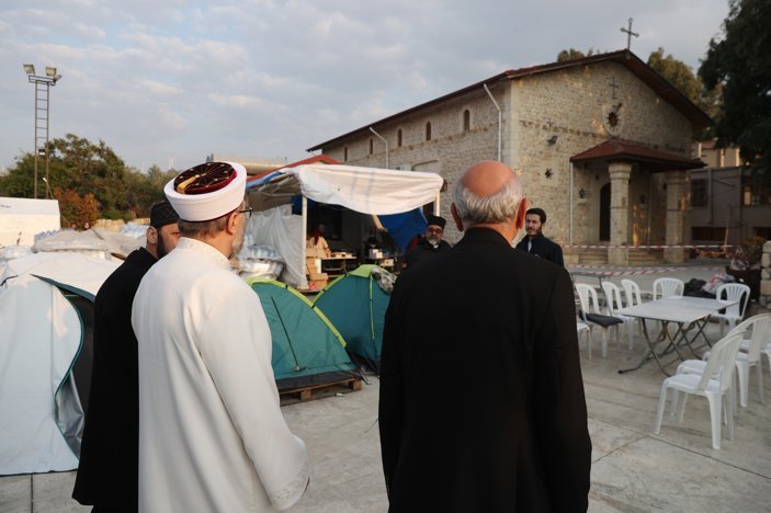 Diyanet İşleri Başkanı Ali Erbaş’tan Hatay’da Saint İlyas Rum-Ortodoks Kilisesi2ne ziyaret