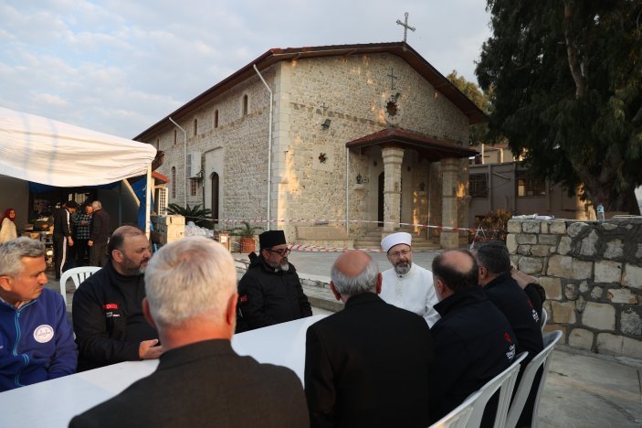 Diyanet İşleri Başkanı Ali Erbaş’tan Hatay’da Saint İlyas Rum-Ortodoks Kilisesi2ne ziyaret