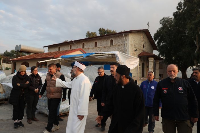 Diyanet İşleri Başkanı Ali Erbaş’tan Hatay’da Saint İlyas Rum-Ortodoks Kilisesi2ne ziyaret