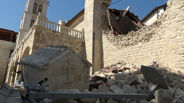 Hatay'da Türk Rum Ortodoks Kilisesi yıkıldı