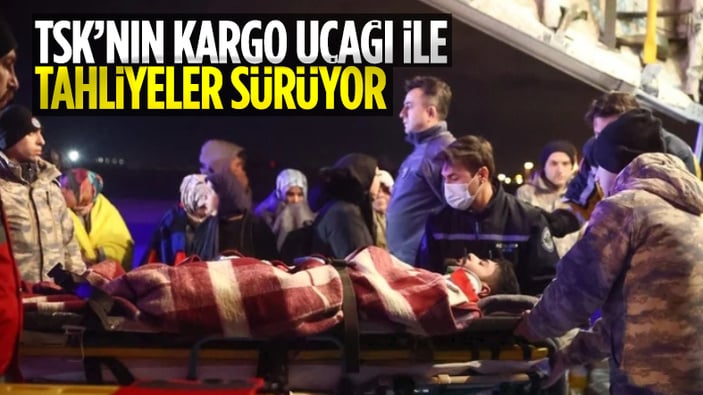 47 yaralı, askeri kargo uçağıyla Adana'dan İstanbul'a getirildi