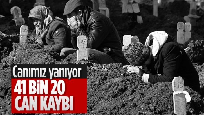 Büyük depremde acı bilanço 41 bini aştı