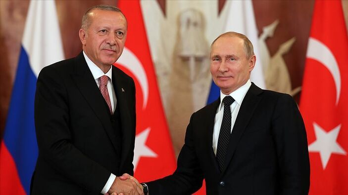 Cumhurbaşkanı Erdoğan, Vladimir Putin'le görüştü