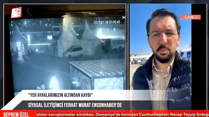 Depreme Hatay'da yakalanan Ferhat Murat o anları anlattı