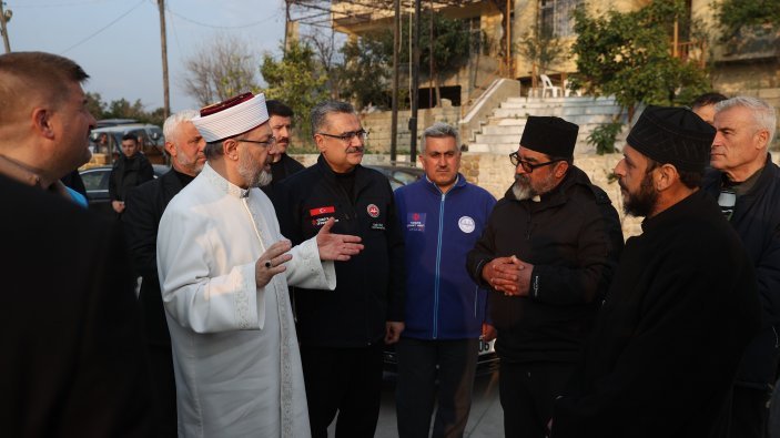 Diyanet İşleri Başkanı Ali Erbaş’tan Hatay’da Saint İlyas Rum-Ortodoks Kilisesi'ne ziyaret