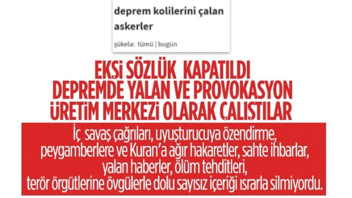 Ekşi Sözlük'e erişim engeli