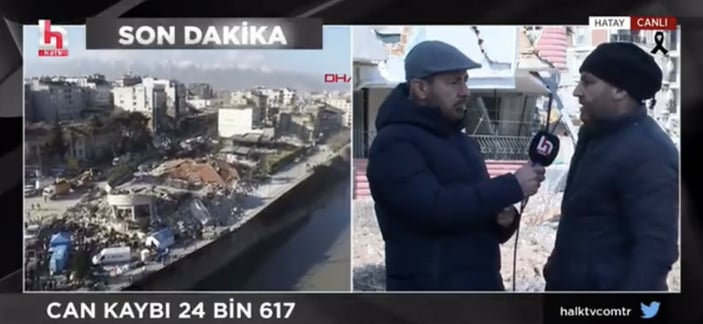 Halk TV'de 'devlet burada' çıkışı sunucuyu zor durumda bıraktı