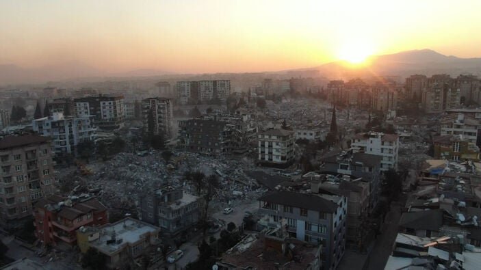 Hatay, depremin onuncu gününde böyle görüntülendi