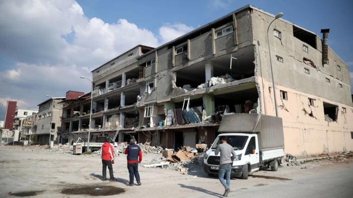 Hatay'daki Antakya Sanayi Sitesi depremde harabeye döndü