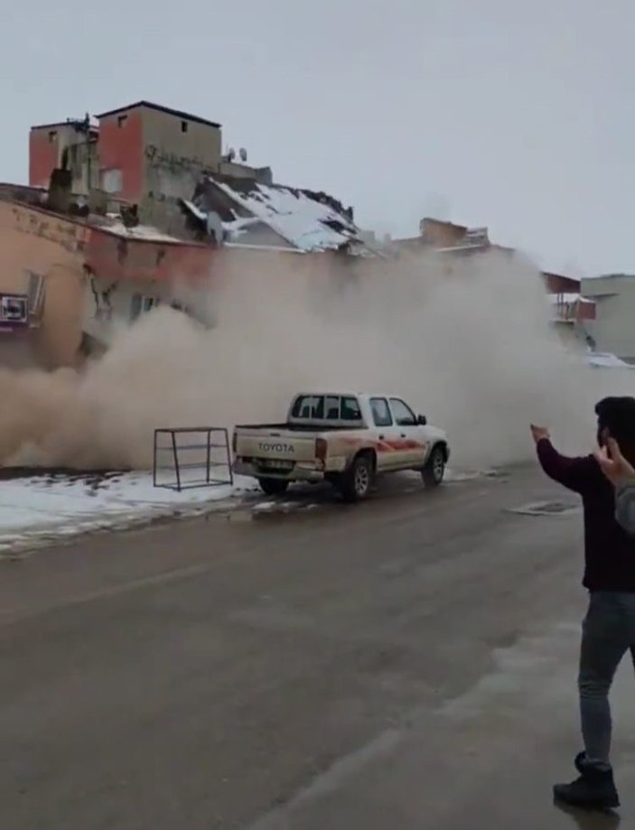 Kahramanmaraş merkezli depremin şiddetini gösteren bir kayıt daha ortaya çıktı