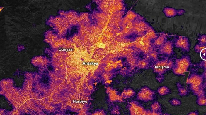 NASA paylaştı! Depremin Hatay'daki etkisi gözler önüne serildi