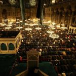 Ayasofya Camii'nde Miraç Kandili idrak edildi