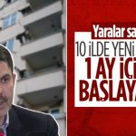 Bakan Kurum: Ay sonuna kadar inşaat faaliyetlerini başlatacağız