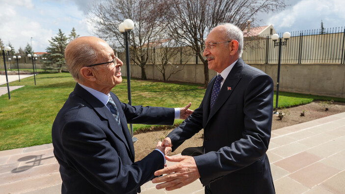 Kemal Kılıçdaroğlu'ndan sürpriz ziyaret: 10. Cumhurbaşkanı Ahmet Necdet Sezer'i ziyaret etti