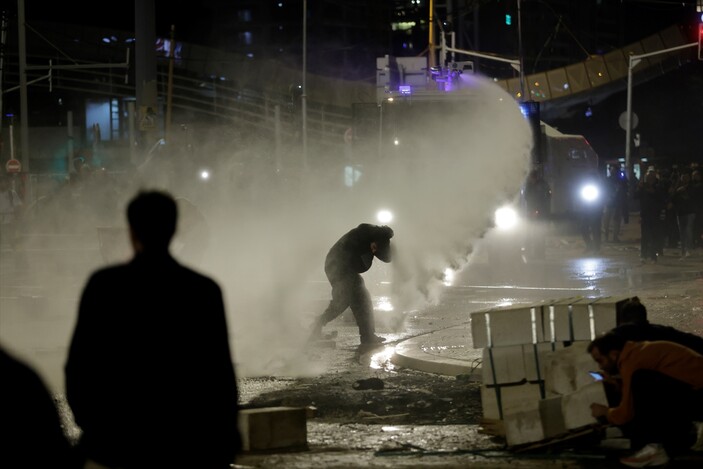 İsrail polisinden protestoculara sert müdahale