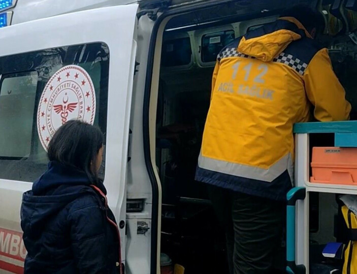 Edirne'de yaşanılan trafik kazasında yayının serçe parmağı koptu