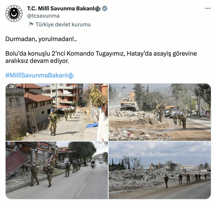 Hatay'da Mehmetçik güvenliği elden bırakmıyor