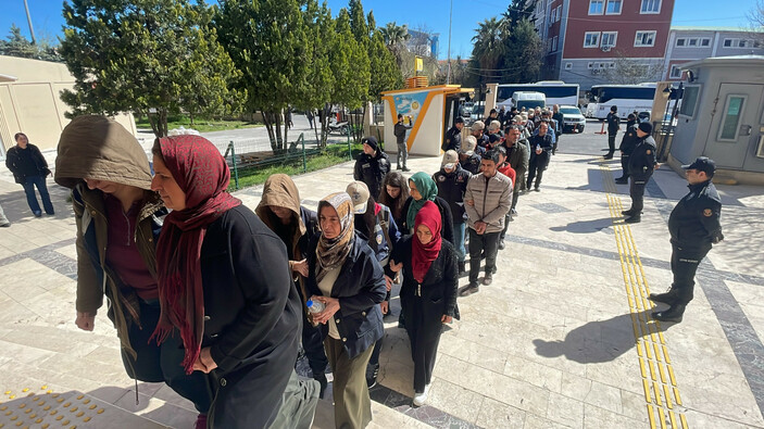 Şanlıurfa'da PKK terör örgütü üyelerine darbe: 24 şüpheli adliyede!