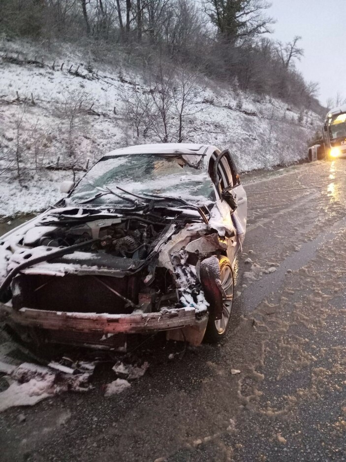 Samsun'da zincirleme kaza: 17 kişi yaralandı