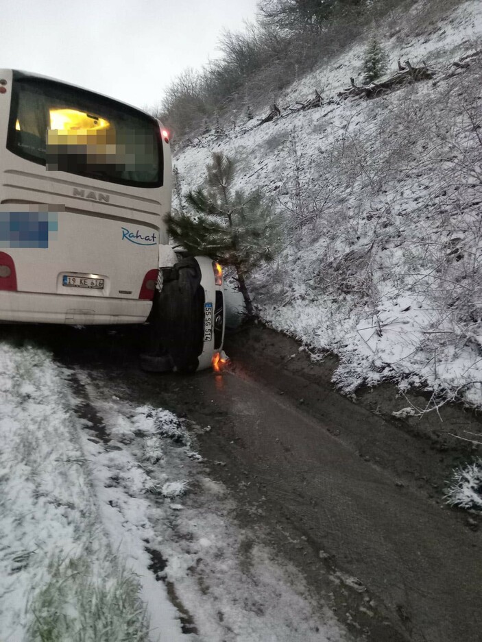 Samsun'da zincirleme kaza: 17 kişi yaralandı