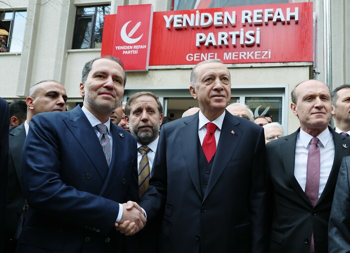 Cumhurbaşkanı Erdoğan'dan Yeniden Refah Partisi'ne ziyaret