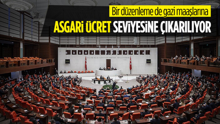 Gazi maaşları asgari ücret düzeyine çıkarılıyor