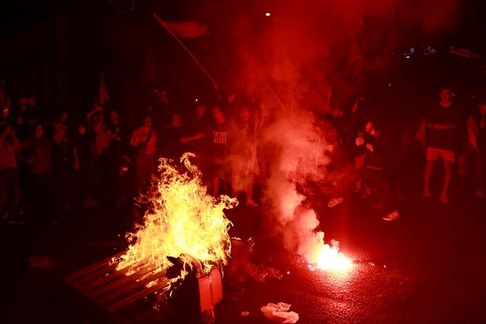 İsrail polisinden protestoculara sert müdahale