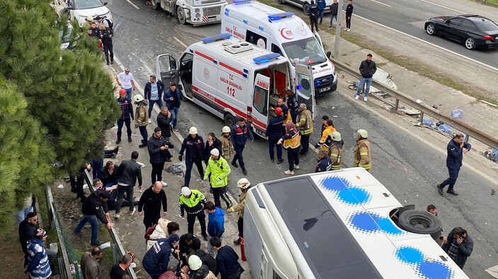 İstanbul'da zincirleme kaza: 28 yaralı