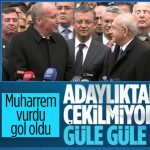 Muharrem İnce'den 'adaylıktan çekilecek misiniz' sorusuna cevap