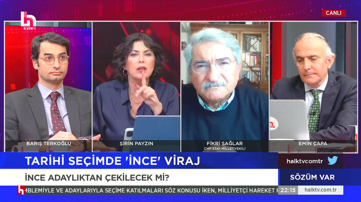 Şirin Payzın, anketlerde AK Parti ve Cumhurbaşkanı Erdoğan'ın birinci olduğunu duyunca lafını unuttu